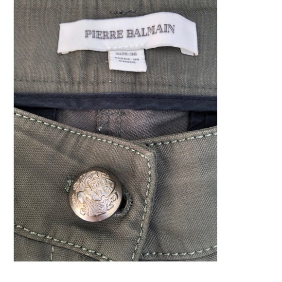 Pierre Balmain kaki cargo pants - Picture 3 of 9
